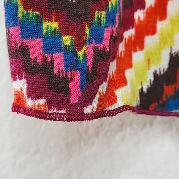 DELIA'S Sleeveless Summer A-line Mini Tube Dress size M Colorful Built-in Bra - Picture 9 of 12